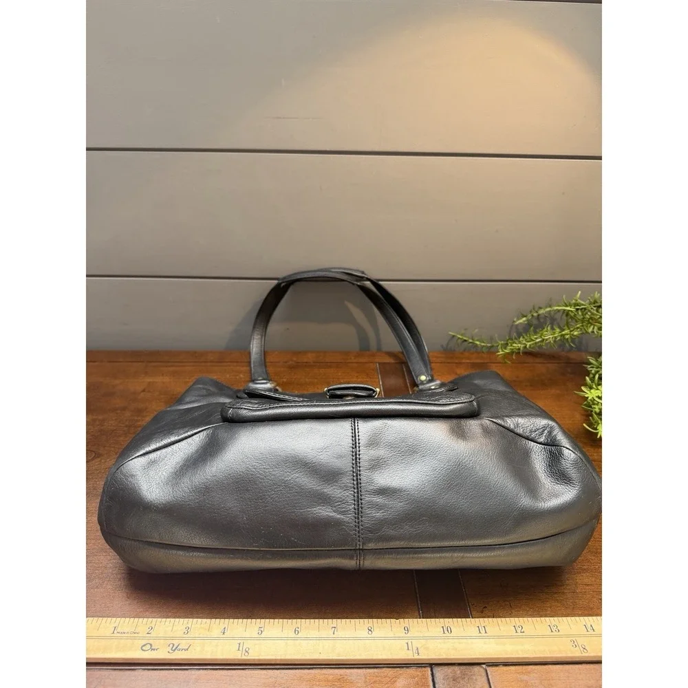 Coach F24961 Campbell Carryall Black Bag POCKETS! Travel Festival Luxury Hobo - Picture 5 of 13